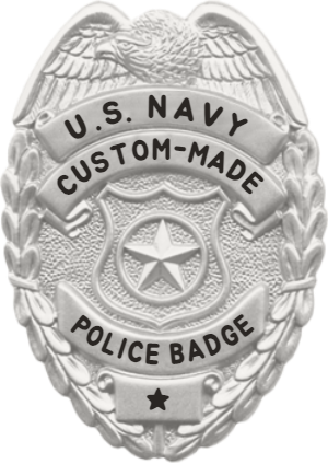 US Navy Security Forces Badge-Metal; Customizable